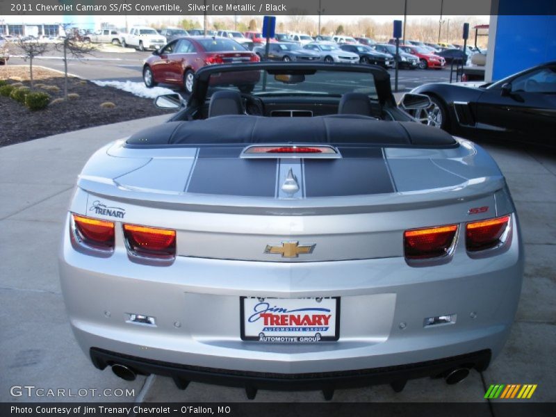 Silver Ice Metallic / Black 2011 Chevrolet Camaro SS/RS Convertible