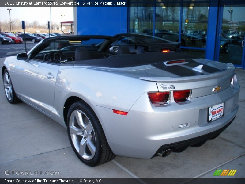 Silver Ice Metallic / Black 2011 Chevrolet Camaro SS/RS Convertible