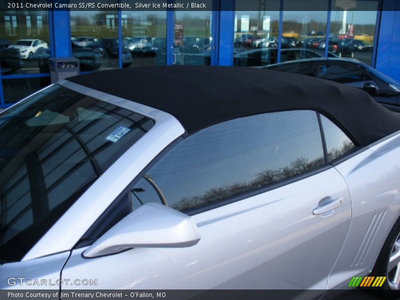 Silver Ice Metallic / Black 2011 Chevrolet Camaro SS/RS Convertible