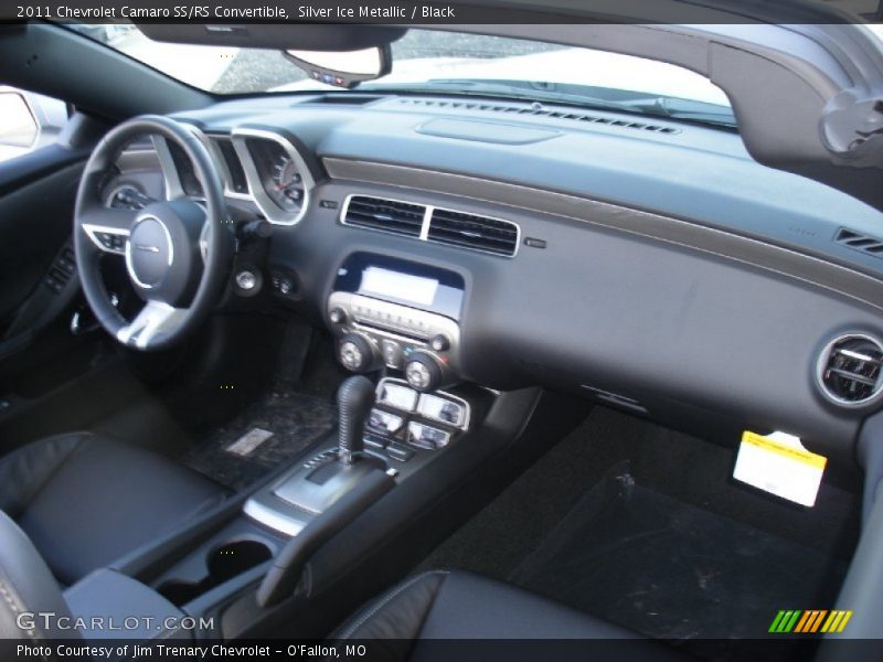 Silver Ice Metallic / Black 2011 Chevrolet Camaro SS/RS Convertible