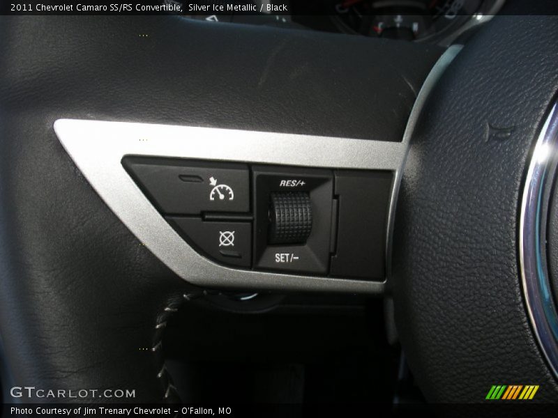 Silver Ice Metallic / Black 2011 Chevrolet Camaro SS/RS Convertible