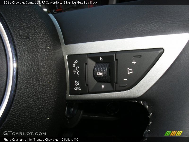 Silver Ice Metallic / Black 2011 Chevrolet Camaro SS/RS Convertible
