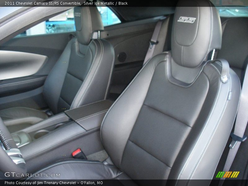 Silver Ice Metallic / Black 2011 Chevrolet Camaro SS/RS Convertible