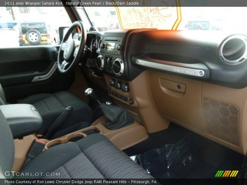 Natural Green Pearl / Black/Dark Saddle 2011 Jeep Wrangler Sahara 4x4