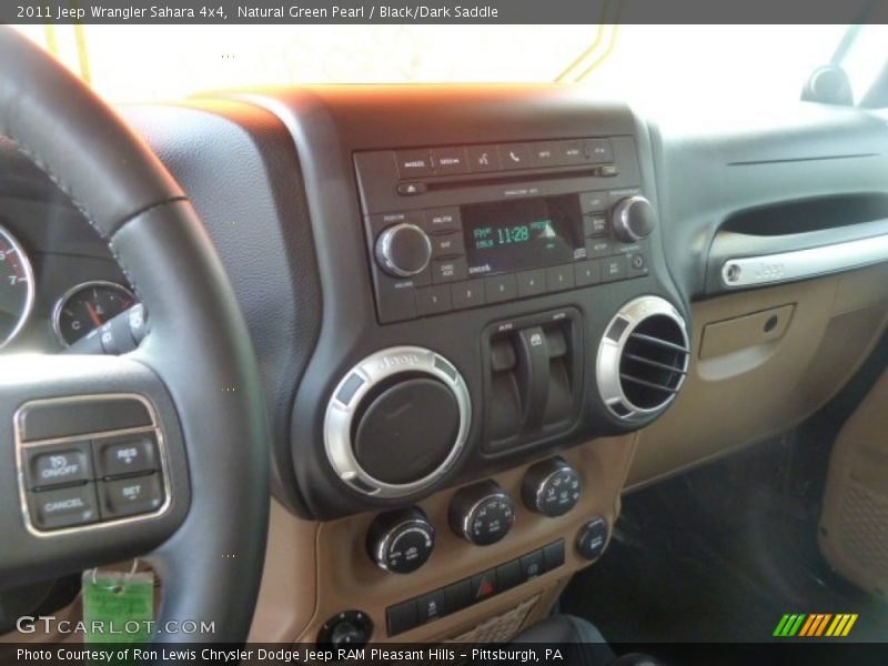 Natural Green Pearl / Black/Dark Saddle 2011 Jeep Wrangler Sahara 4x4