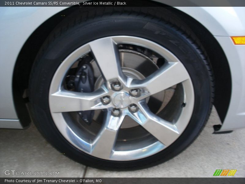Silver Ice Metallic / Black 2011 Chevrolet Camaro SS/RS Convertible