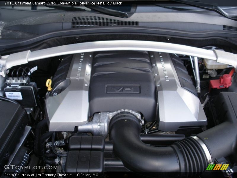 Silver Ice Metallic / Black 2011 Chevrolet Camaro SS/RS Convertible