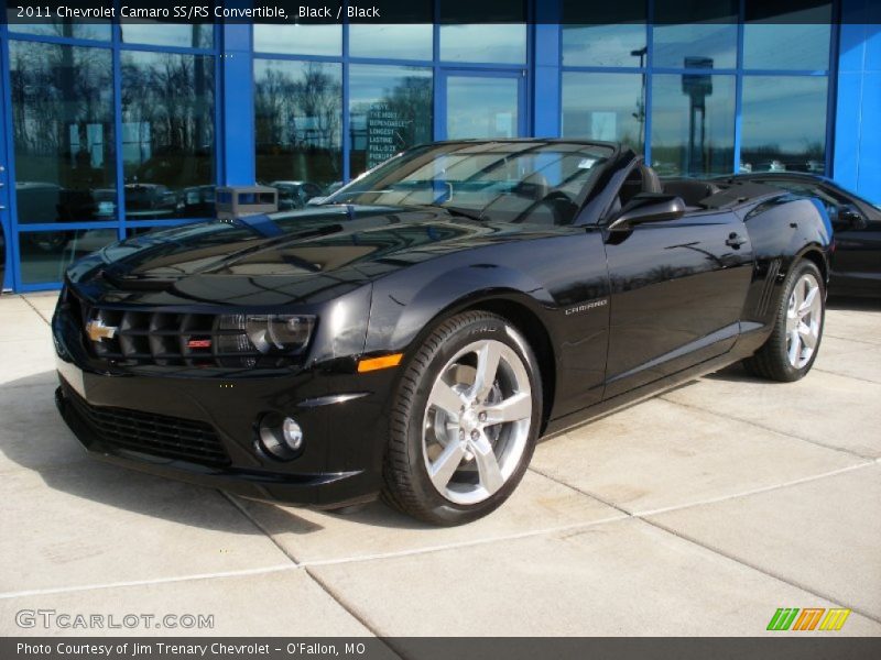 Black / Black 2011 Chevrolet Camaro SS/RS Convertible