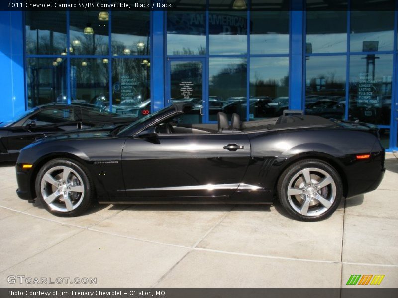 Black / Black 2011 Chevrolet Camaro SS/RS Convertible