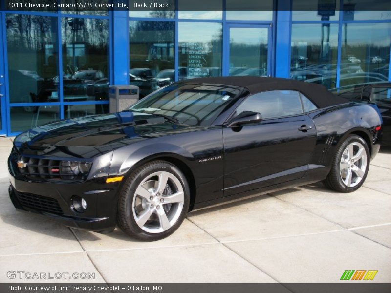 Black / Black 2011 Chevrolet Camaro SS/RS Convertible