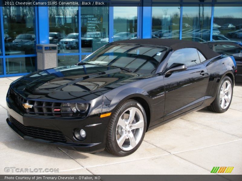 Black / Black 2011 Chevrolet Camaro SS/RS Convertible