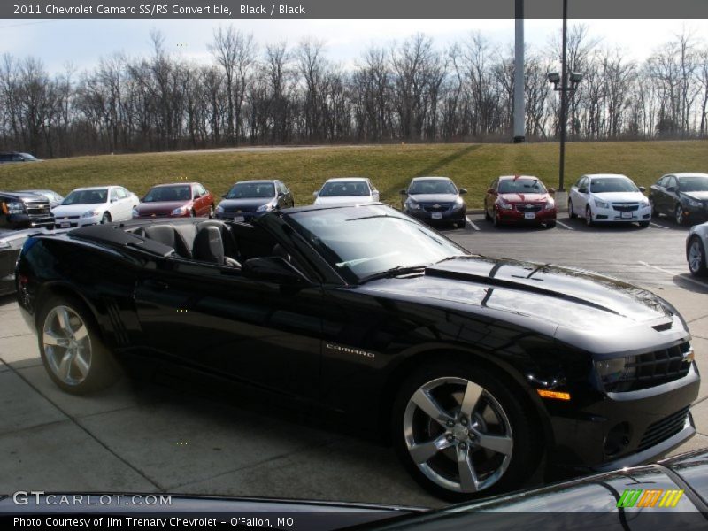 Black / Black 2011 Chevrolet Camaro SS/RS Convertible