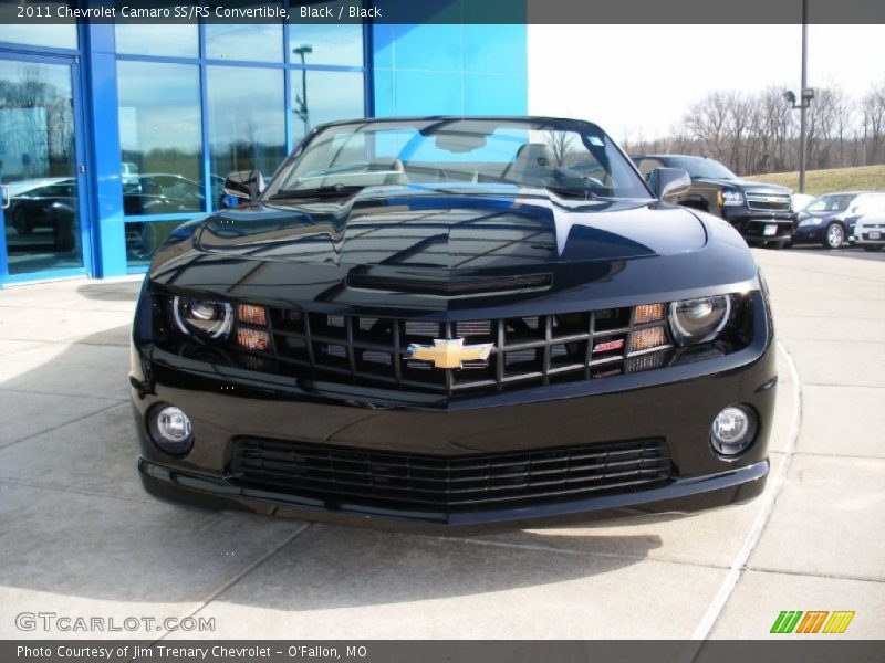 Black / Black 2011 Chevrolet Camaro SS/RS Convertible
