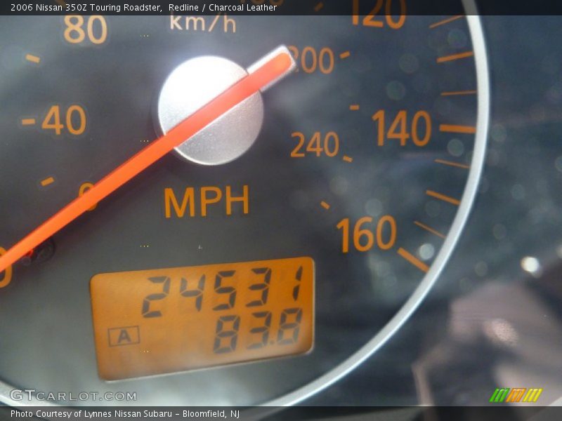 Redline / Charcoal Leather 2006 Nissan 350Z Touring Roadster