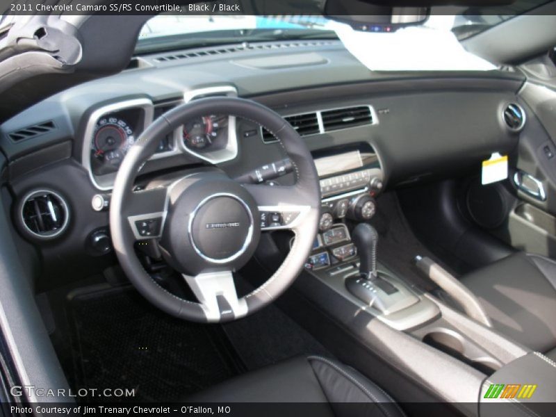 Black / Black 2011 Chevrolet Camaro SS/RS Convertible