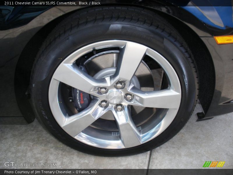 Black / Black 2011 Chevrolet Camaro SS/RS Convertible