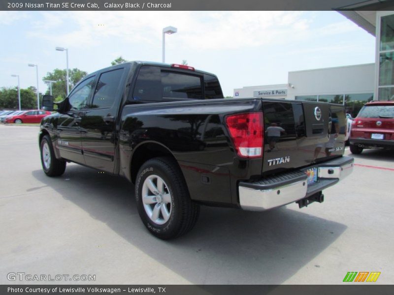 Galaxy Black / Charcoal 2009 Nissan Titan SE Crew Cab