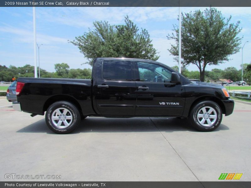 Galaxy Black / Charcoal 2009 Nissan Titan SE Crew Cab