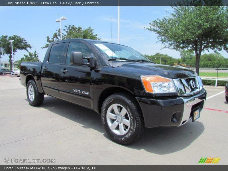 Galaxy Black / Charcoal 2009 Nissan Titan SE Crew Cab