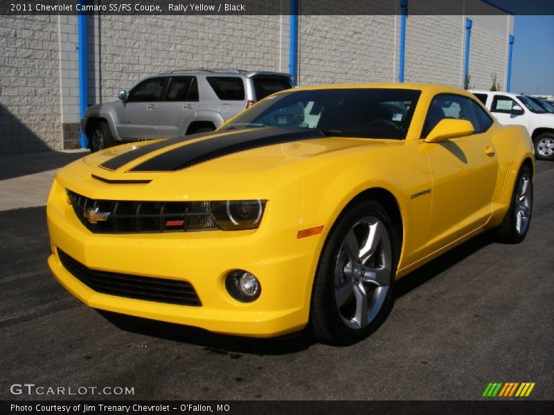 Rally Yellow / Black 2011 Chevrolet Camaro SS/RS Coupe