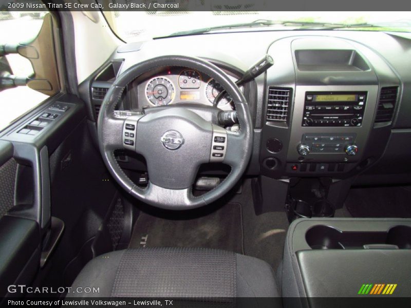 Galaxy Black / Charcoal 2009 Nissan Titan SE Crew Cab