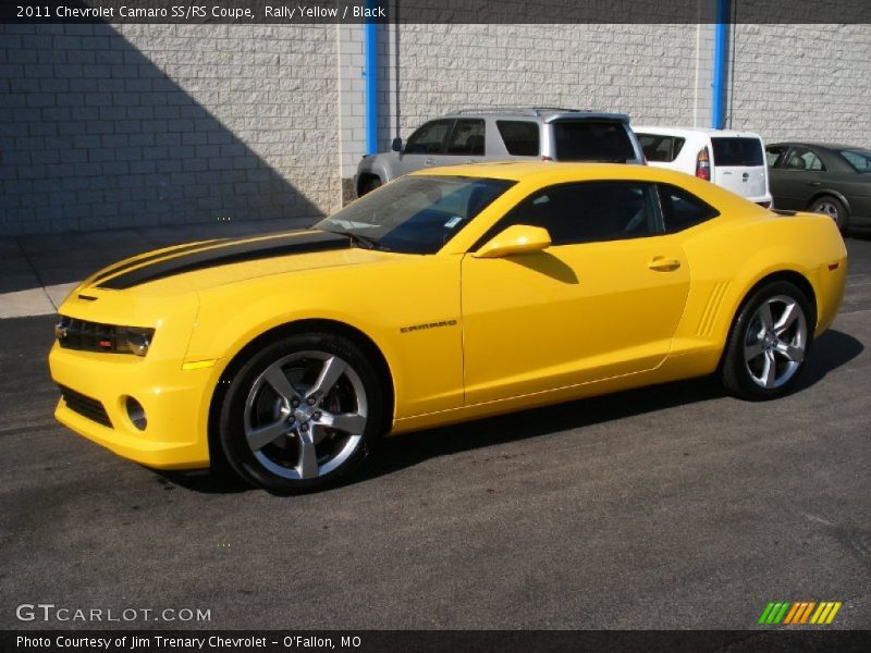 Rally Yellow / Black 2011 Chevrolet Camaro SS/RS Coupe