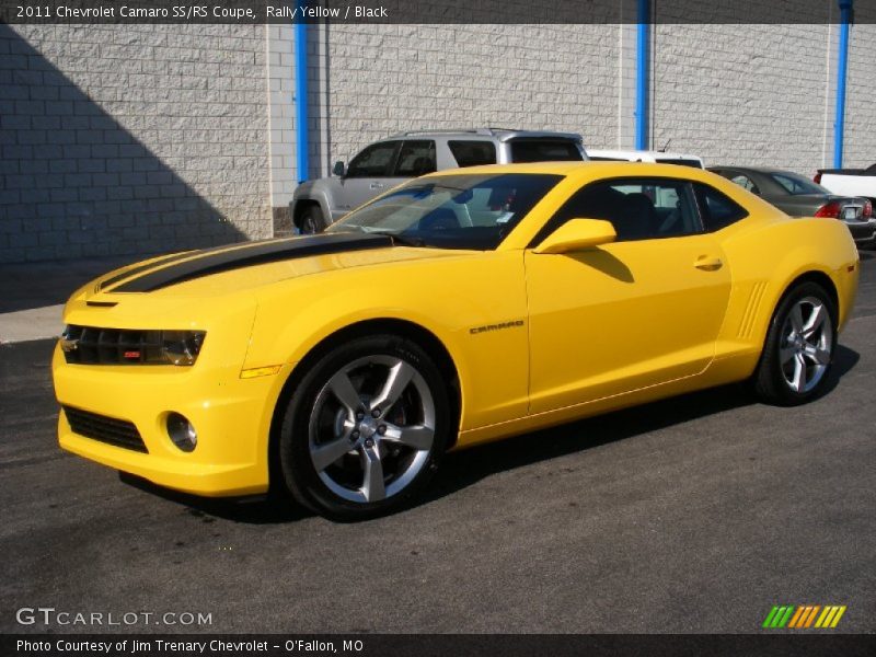Rally Yellow / Black 2011 Chevrolet Camaro SS/RS Coupe