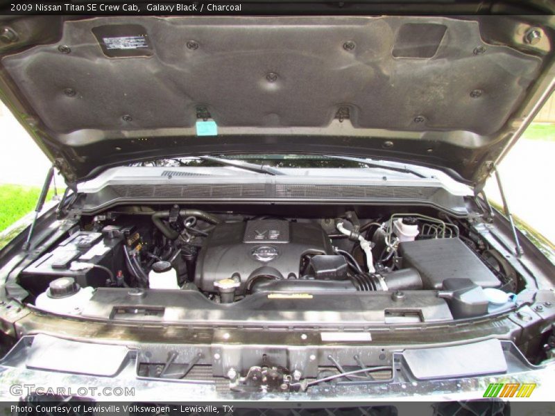Galaxy Black / Charcoal 2009 Nissan Titan SE Crew Cab