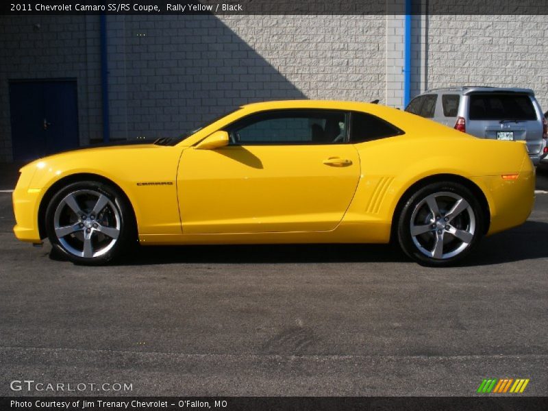 Rally Yellow / Black 2011 Chevrolet Camaro SS/RS Coupe