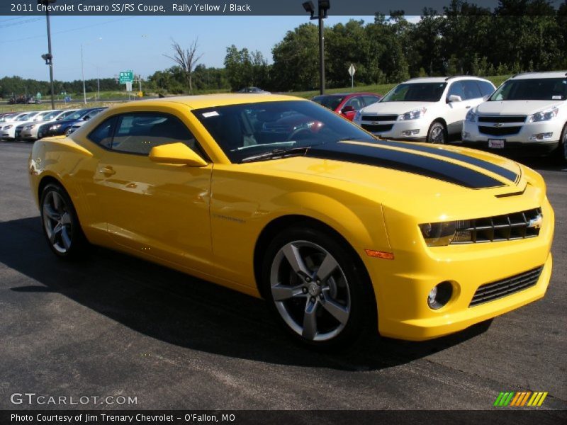 Rally Yellow / Black 2011 Chevrolet Camaro SS/RS Coupe