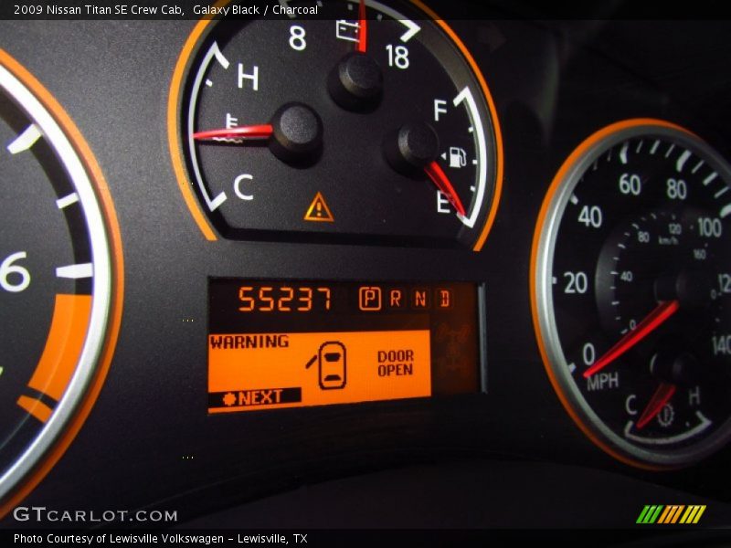 Galaxy Black / Charcoal 2009 Nissan Titan SE Crew Cab