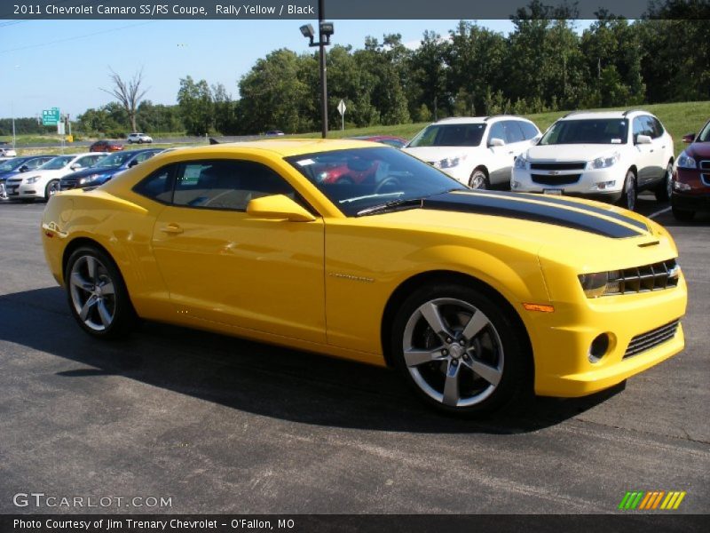 Rally Yellow / Black 2011 Chevrolet Camaro SS/RS Coupe