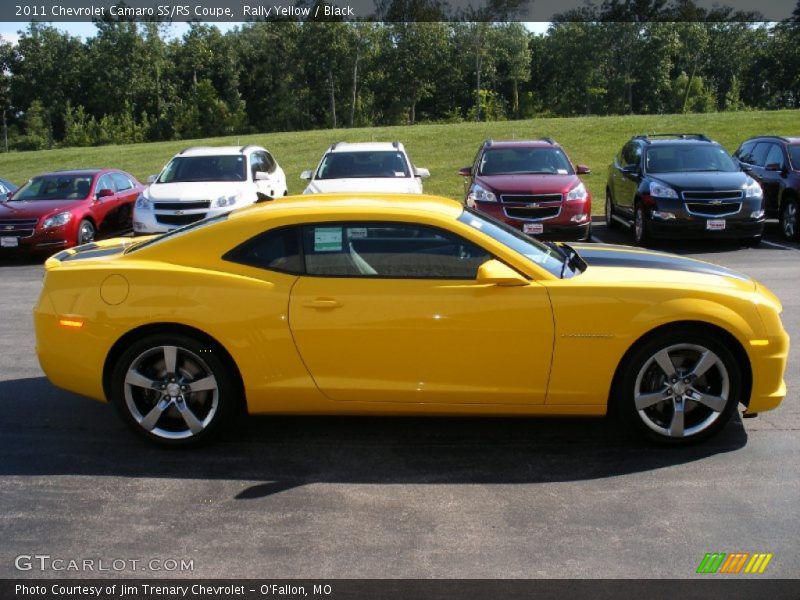 Rally Yellow / Black 2011 Chevrolet Camaro SS/RS Coupe