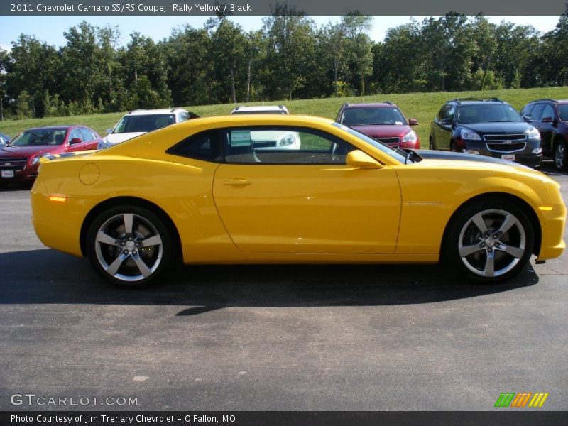 Rally Yellow / Black 2011 Chevrolet Camaro SS/RS Coupe