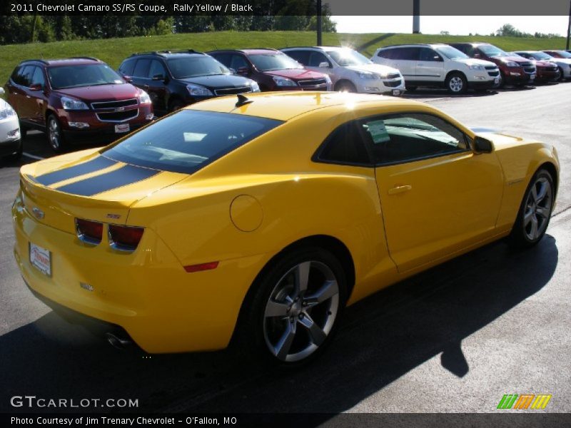 Rally Yellow / Black 2011 Chevrolet Camaro SS/RS Coupe