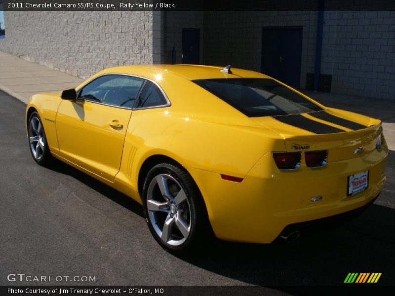 Rally Yellow / Black 2011 Chevrolet Camaro SS/RS Coupe