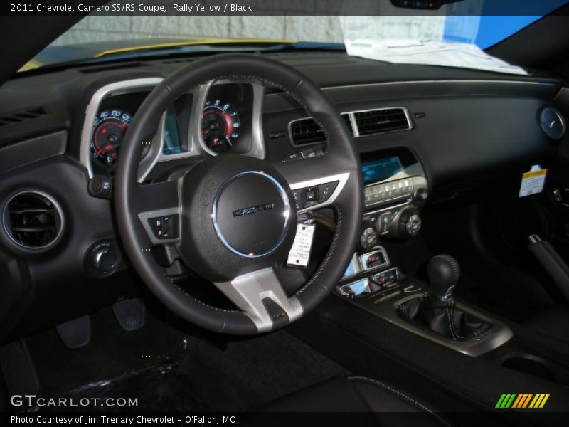 Rally Yellow / Black 2011 Chevrolet Camaro SS/RS Coupe