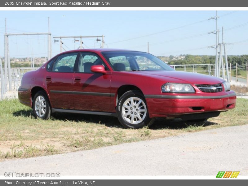 Sport Red Metallic / Medium Gray 2005 Chevrolet Impala