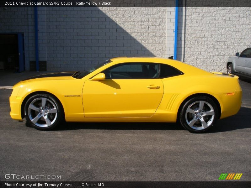 Rally Yellow / Black 2011 Chevrolet Camaro SS/RS Coupe