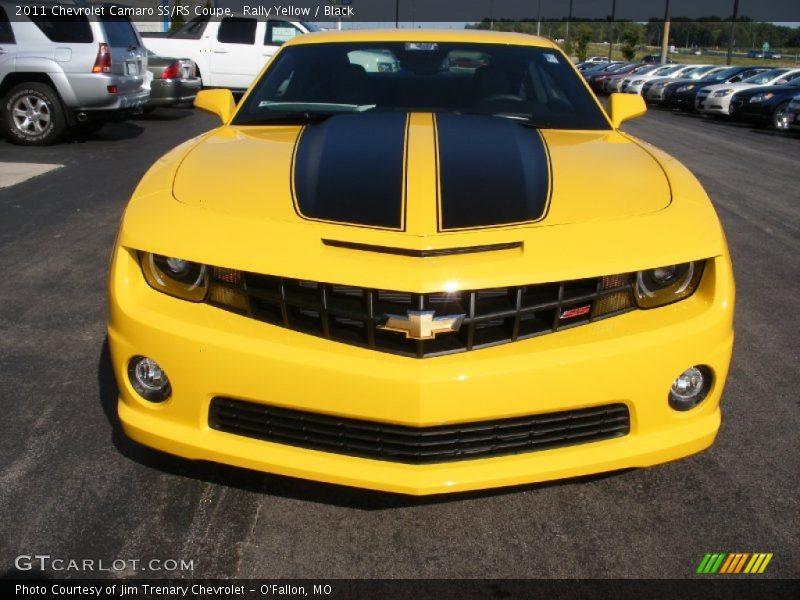 Rally Yellow / Black 2011 Chevrolet Camaro SS/RS Coupe