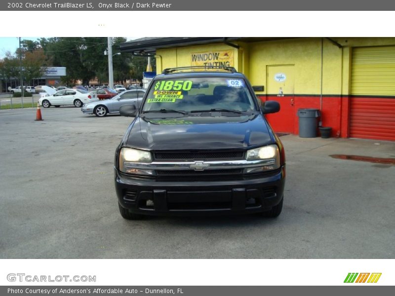 Onyx Black / Dark Pewter 2002 Chevrolet TrailBlazer LS