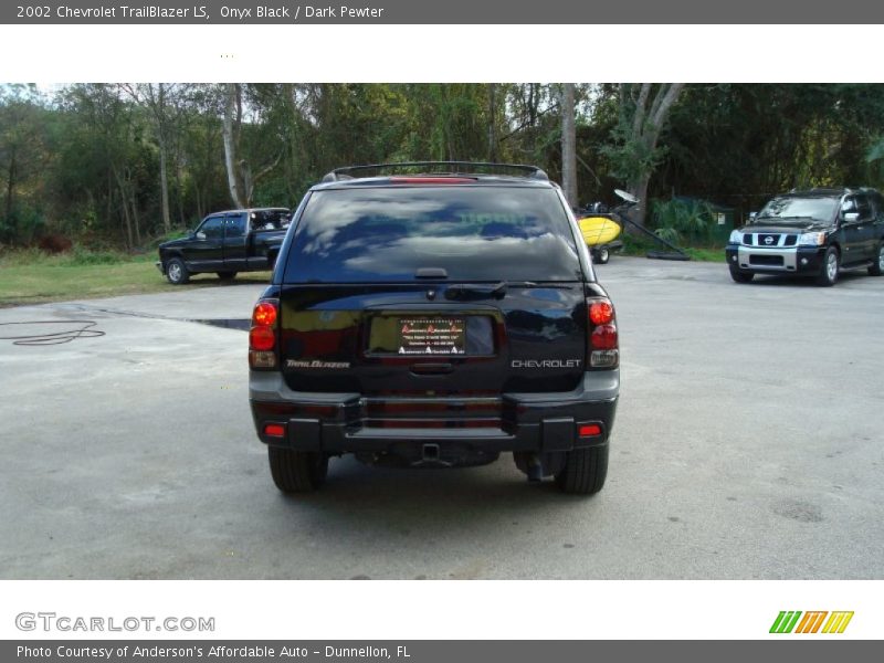 Onyx Black / Dark Pewter 2002 Chevrolet TrailBlazer LS