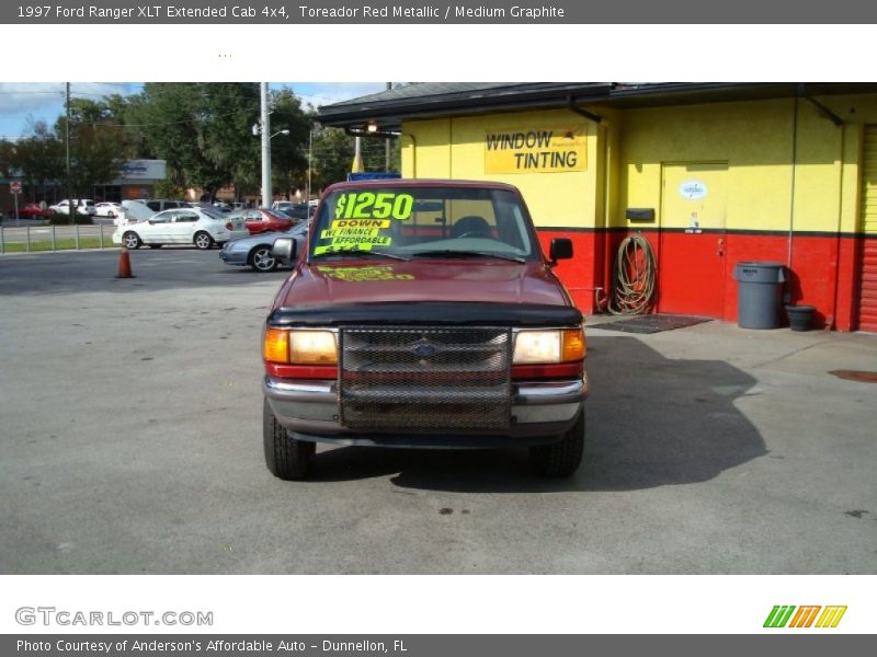 Toreador Red Metallic / Medium Graphite 1997 Ford Ranger XLT Extended Cab 4x4