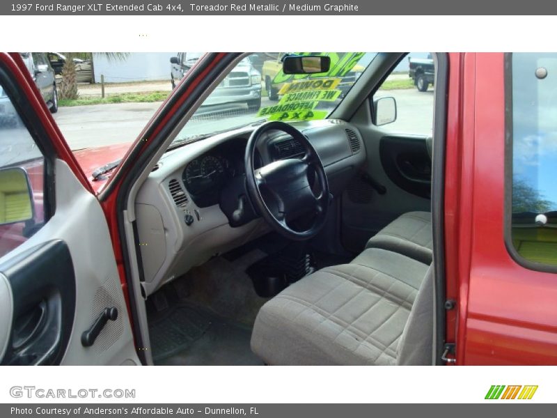Toreador Red Metallic / Medium Graphite 1997 Ford Ranger XLT Extended Cab 4x4