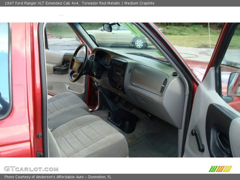 Toreador Red Metallic / Medium Graphite 1997 Ford Ranger XLT Extended Cab 4x4