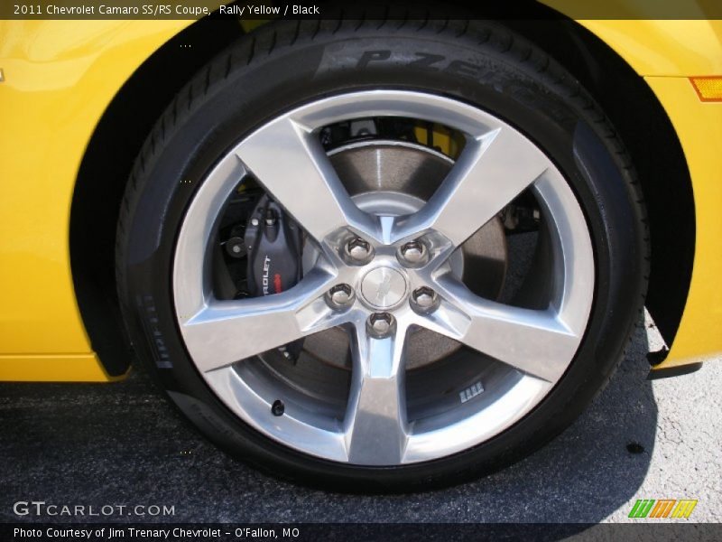 Rally Yellow / Black 2011 Chevrolet Camaro SS/RS Coupe
