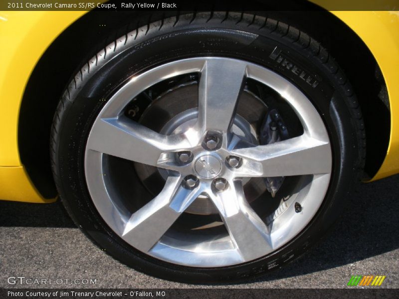 Rally Yellow / Black 2011 Chevrolet Camaro SS/RS Coupe