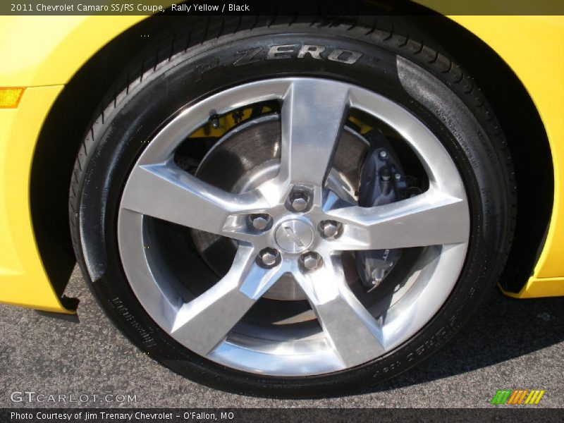 Rally Yellow / Black 2011 Chevrolet Camaro SS/RS Coupe