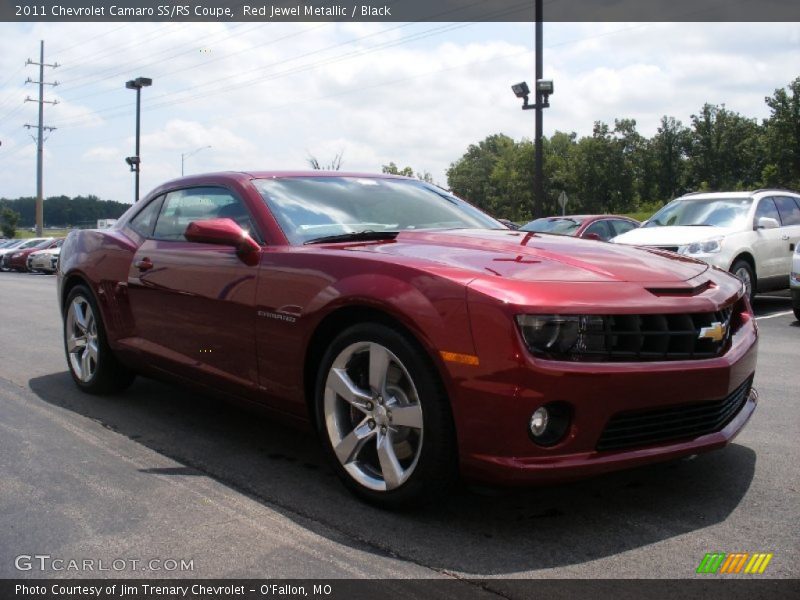 Red Jewel Metallic / Black 2011 Chevrolet Camaro SS/RS Coupe