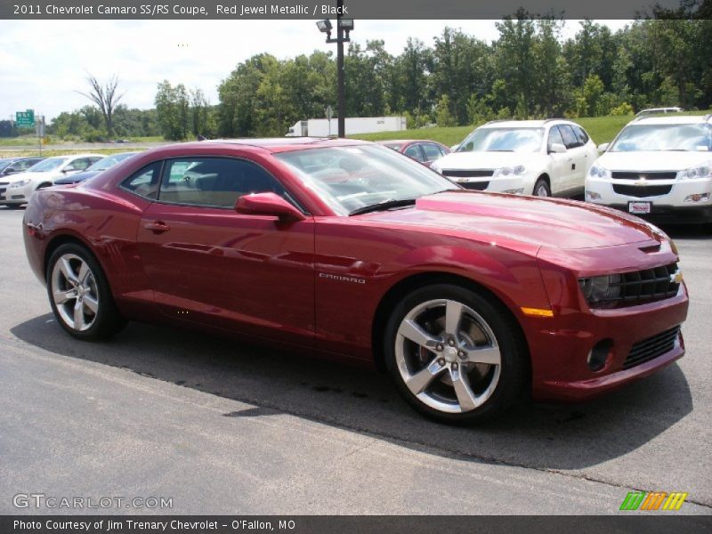 Red Jewel Metallic / Black 2011 Chevrolet Camaro SS/RS Coupe